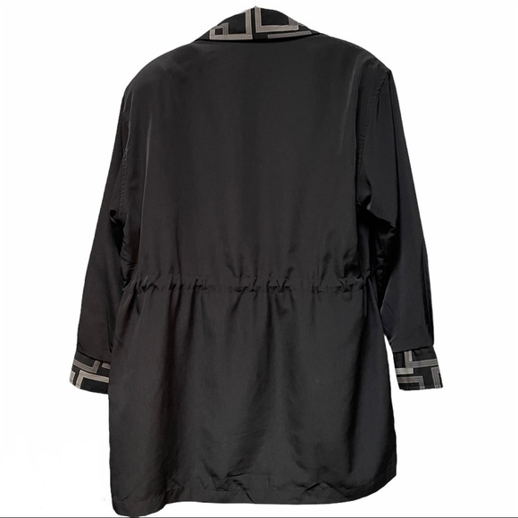 Women's Plus Size Jackets Lightweight Drawstring Utility Jacket by Y.R.imports - Picture 2 of 8